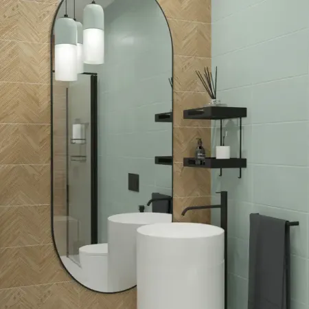 Плитка настенная KREAFORTA Mersey WoodR 20x40 см 1.2 м² матовый цвет бежевый оригинальные микропереключатели c