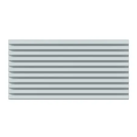 Стеновая панель 3D Dekohaus Classic Люкс белая 90x45 см 2 шт.