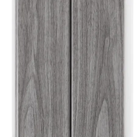 Панель ПВХ Олива Грей серый 2700x200x12 мм 0.54 м²