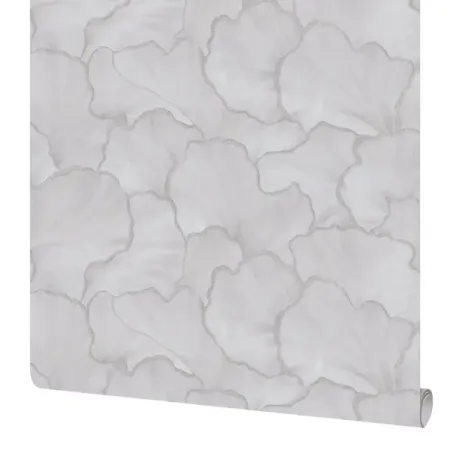 Обои флизелиновые Московская обойная фабрика Нуар светло-серые 1.06 м 4374-5