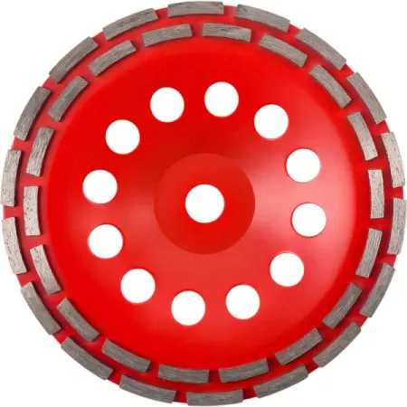 Чашка алмазная двухрядная по бетону Vira 592037 230x22.2 мм алмазных шлифовальных головок dreld 5 шт