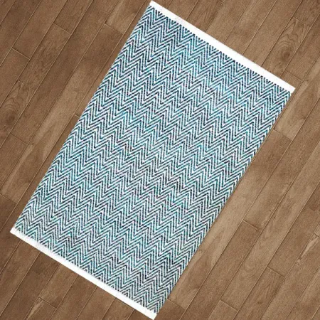 Коврик декоративный Ctim Агра IC-14434 80x150 см цвет голубой