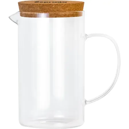 Кувшин 0.9 л Esprado Corteza с крышкой стекло цвет прозрачный