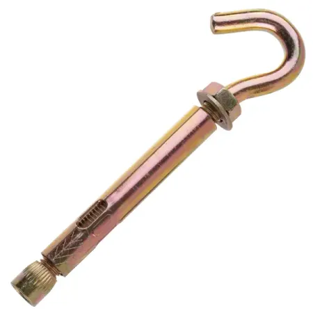 Анкер с крюком М16x130 мм мебельные гайки из цинкового сплава с деревянной вставкой m4 m5 m6 m8 m10