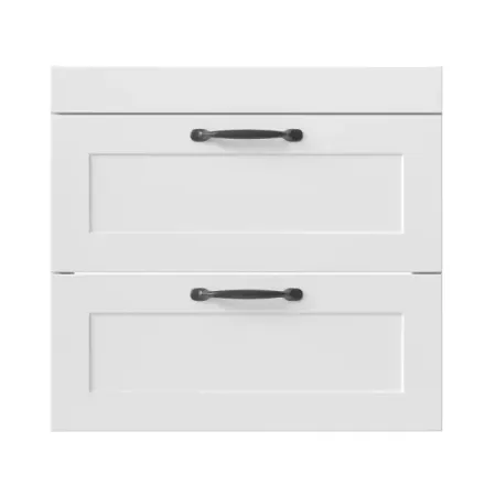 Тумба под раковину подвесная Гала 60x56x47.6 см цвет белый