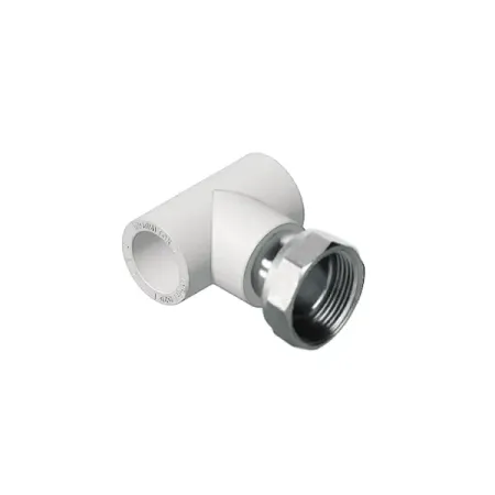 Тройник комбинированный с накидной гайкой Политэк 20x1/2