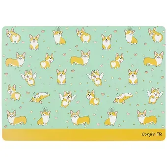 Покрытие на стол «Corgis life», А4