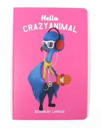 Блокнот, A5 (142*210мм) 44л, линейка, картонная обложка на сшивке