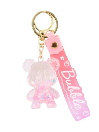 Брелок Мишка прозрачный с гелем (ПВХ) (6см) (12-5149-202412-K19)