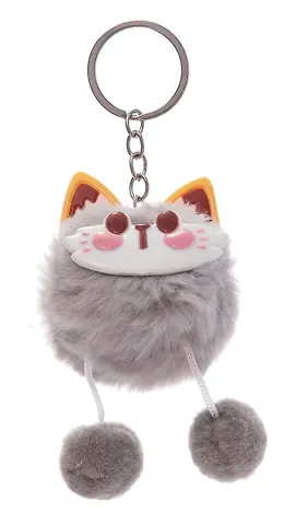Брелок-помпон Лисичка (иск.мех) (10см) (12-102481B-202412-K3)