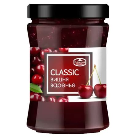 Варенье BioNergy Сибирская ягода вишнёвое стеклянная банка 300 г