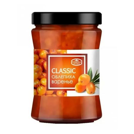 Варенье BioNergy Сибирская ягода облепиховое стеклянная банка 300 г