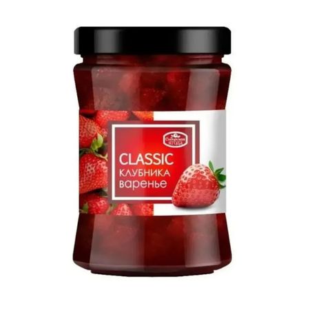Варенье BioNergy Сибирская ягода клубничное стеклянная банка 300 г