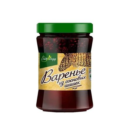 Варенье BioNergy из сосновых шишек стеклянная банка стеклянная 300 г