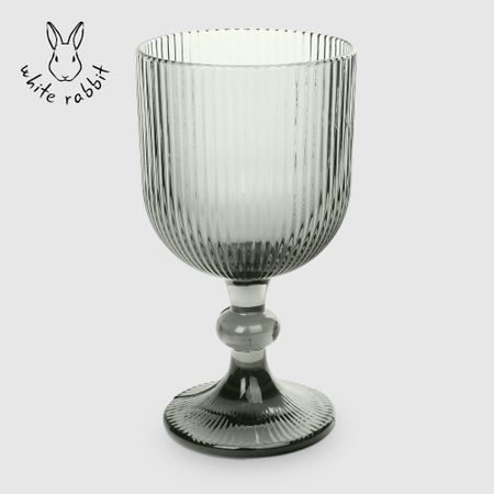Бокал для вина White Rabbit на ножке серый 320 мл