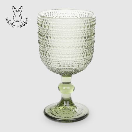 Бокал для вина White Rabbit на ножке зелёный 320 мл