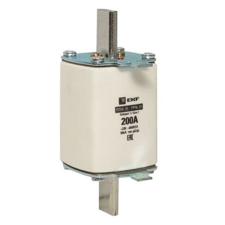 Вставка плавкая EKF ППН-35 200А 50 кА 660 В (fus-35/250/200)
