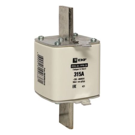 Вставка плавкая EKF ППН-39 315А 50 кА 660 В (fus-39/630/315)