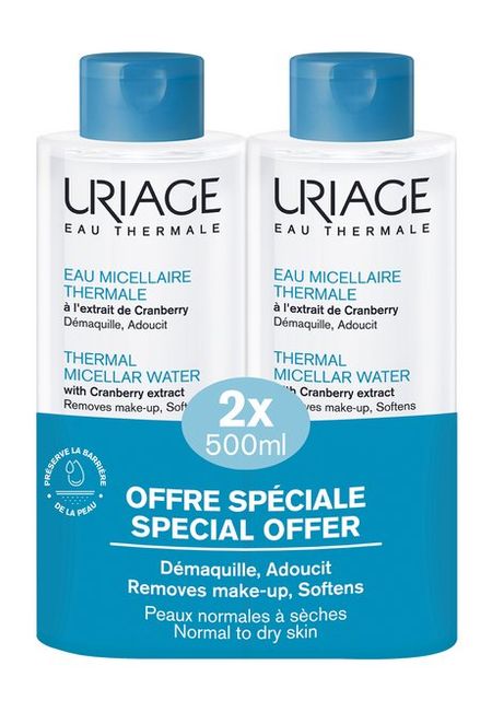 Uriage Thermal Micellar Water Normal to Dry Skin Pack