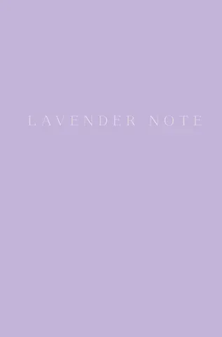 Lavender Note. Мои лавандовые мечты. Блокнот с цветными страницами (А5, обложка на ткани с тиснением фольгой)