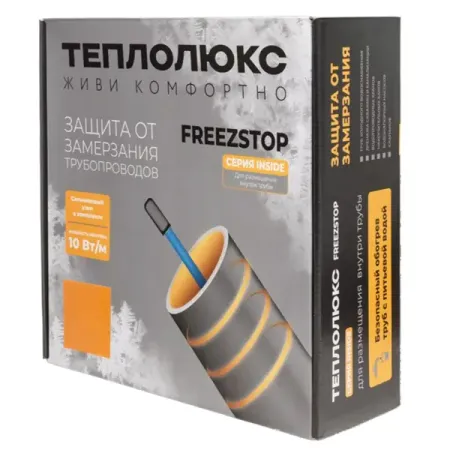 Греющий кабель для обогрева труб Freezstop Inside 4 м, 40 Вт