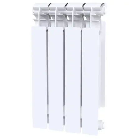 Радиатор секционный Le Heat Bimetal 500/100 4 секций боковое подключение биметалл белый