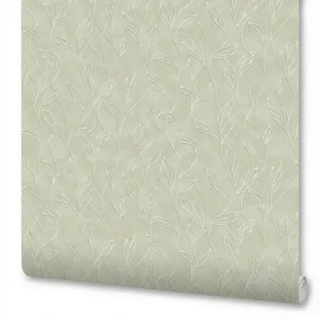 Обои флизелиновые Wallsecret Liola зеленые 1.06 м 9050-24 jiffdiff виниловые самоклеящиеся обои темно зеленые ребристые lattice