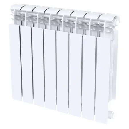 Радиатор секционный Le Heat Bimetal 500/100 8 секций боковое подключение биметалл белый алгоритмизация расчетов переходных процессов автономных электроэнергетических систем