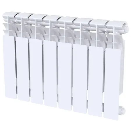 Радиатор секционный Le Heat Bimetal 350/90 8 секций боковое подключение биметалл белый алгоритмизация расчетов переходных процессов автономных электроэнергетических систем