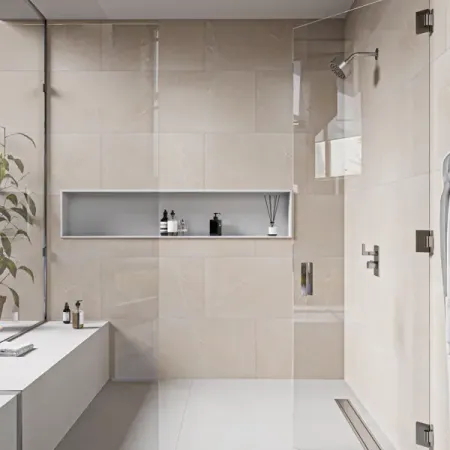 Панель ПВХ KREAFORTA Салина бежевый 420x700x3.6 мм 2.058 м² (7 шт.)