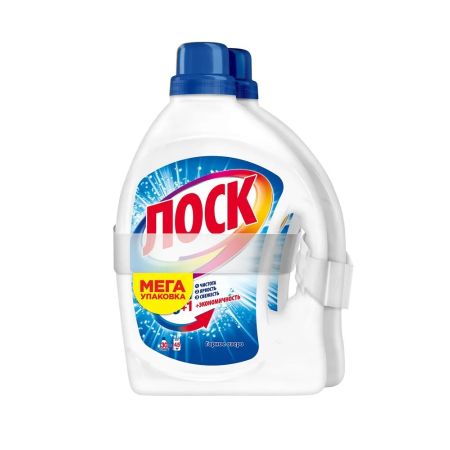 Средство для стирки жидкое Лоск Горное озеро смотка 1,95 л 2 шт