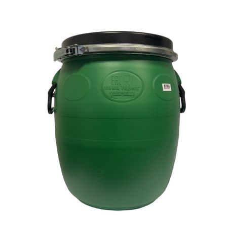 Бочка для жидких/сыпучих веществ 48 л полиэтиленовая широкая горловина зеленая