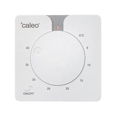 Терморегулятор механический для теплого пола Caleo C430 белый
