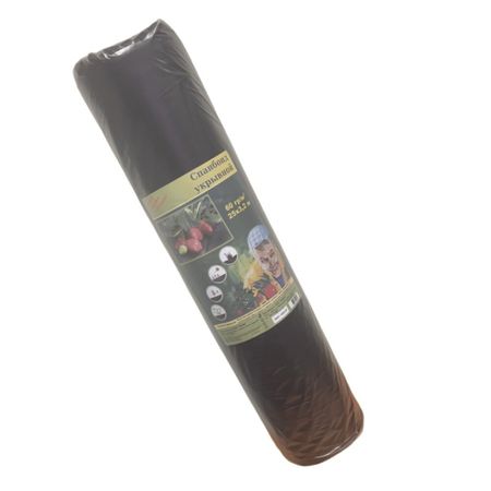 Укрывной материал для защиты от сорняков мульчирующий 60 г/кв.м УФ стабилизатор 3,2х25 м черный материал укрывной спанбонд 3 2х10м 30г м2 с уф белый