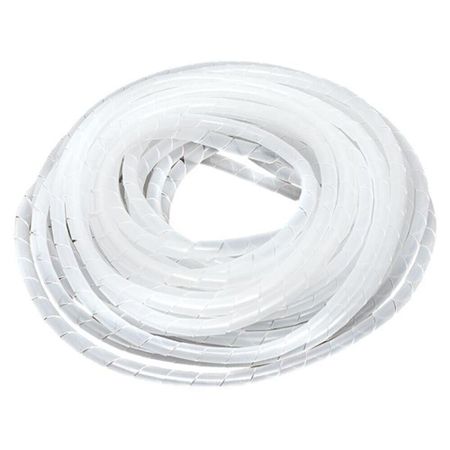 Рукав спиральный монтажный EKF d15 мм белый 10 м полиэтиленовый (plc-swb-15)