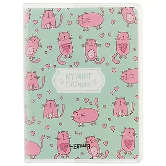 Записная книжка «My mint cat», 80 листов, А7