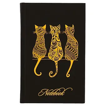 Записная книжка «Оранжевые коты», 96 листов, А6+