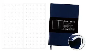 Записная книжка, (90х178мм) 80л. Listoff SMART BOOK Синий