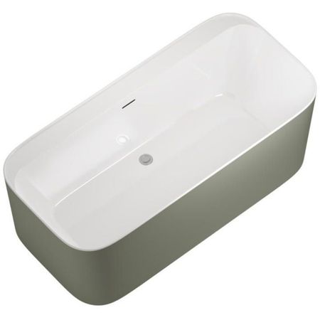 Ванна акриловая Allen Brau Infinity 170х80 см отдельностоящая с ножками (2.21001.20/CGM)