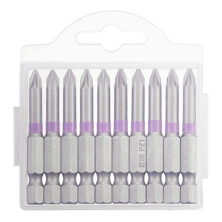 Бита КМ (882113) PZ1 магнитная 50 мм (10 шт.) прецизионная изолированная магнитная отвертка dazzleex