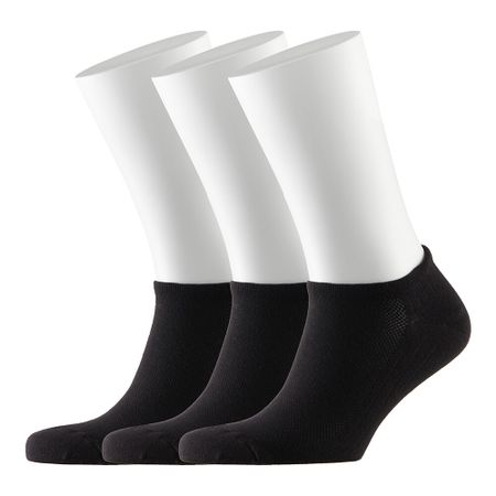 Носки мужские низкие Hesler кардная пряжа 44-46 черные (3 пары)