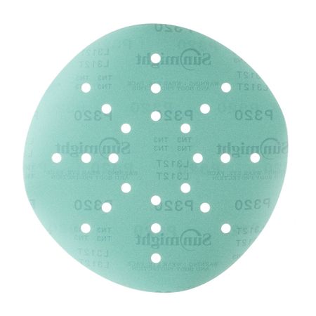 Диск шлифовальный Sunmight Film L312T d225 мм P320 на липучку пленочная основа (50 шт.) (53514)