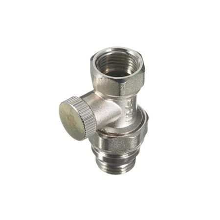 Клапан запорный Arrowhead Element 1/2 ВР(г) х 1/2 НР(ш) для радиатора (215022) в обратном порядке