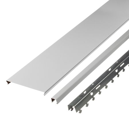 Реечный потолок Албес 1,7х1,7 м 150AS белый жемчуг комплект потолок реечный mr tektum classic 84r 1720х1520мм белый матовый