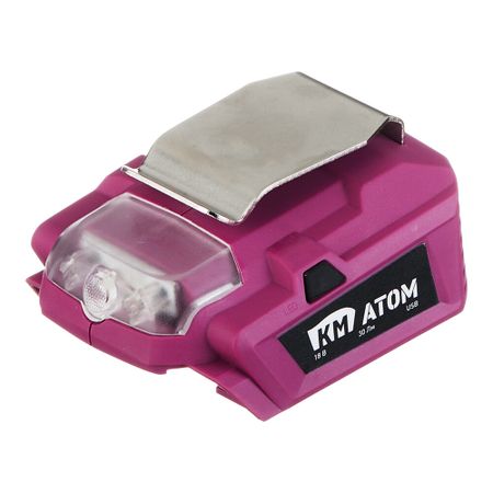 Фонарь светодиодный аккумуляторный КМ АТОМ 18 В 0,6 Вт USB-A без АКБ и ЗУ (CFU-181) цифровые платформы методологии применение в бизнесе коллективная монография