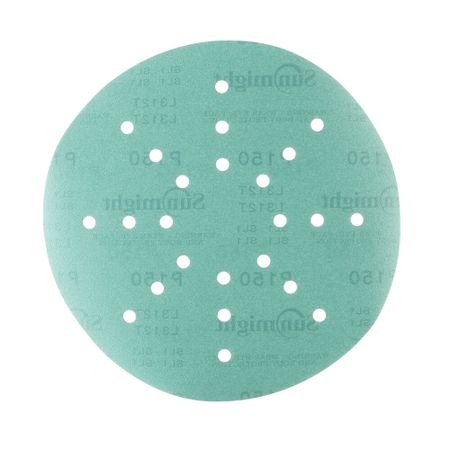 Диск шлифовальный Sunmight Film L312T d225 мм P150 на липучку пленочная основа (5 шт.) (53509R)
