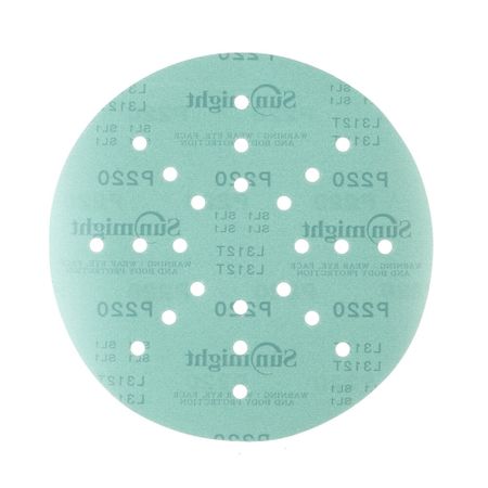 Диск шлифовальный Sunmight Film L312T d225 мм P220 на липучку пленочная основа (50 шт.) (53511)