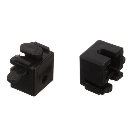 Держатель для алюминиевого карниза Facile пластмассовый черный (2 шт.)