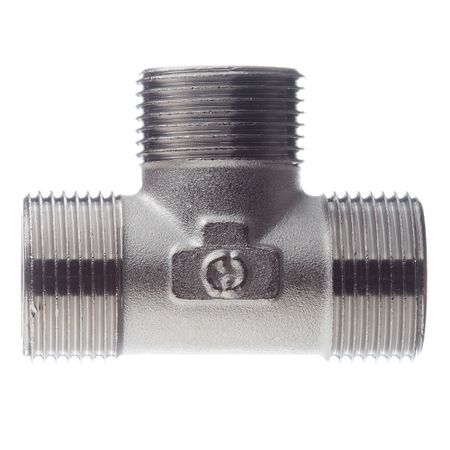 Тройник Stout 3/4 НР(ш) х 3/4 НР(ш) х 3/4 НР(ш) латунный (SFT-0018-343434)