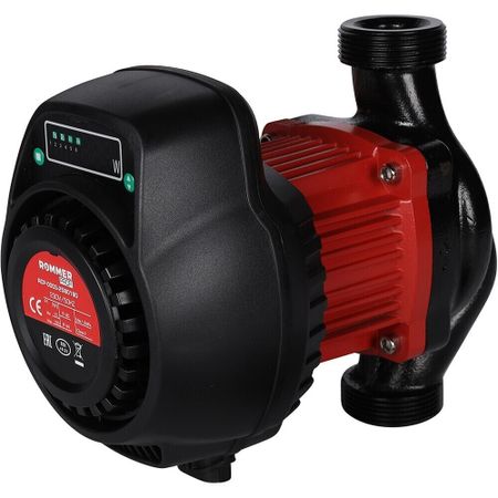 Циркуляционный насос для систем отопления Rommer ER 25/80-180 DN25 подъем 8 м 180 мм с гайками (RCP-0003-2580180) насосы вентиляторы и компрессоры в системах теплогазоснабжения и вентиляции